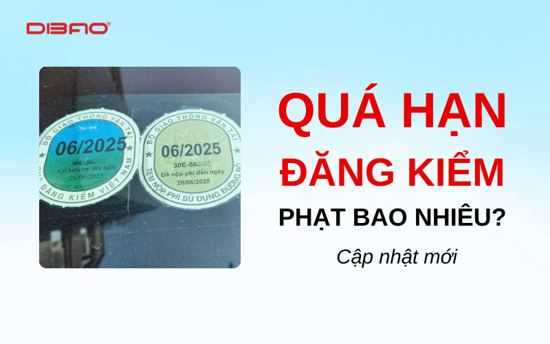 Quá hạn đăng kiểm phạt bao nhiêu? Cập nhật mới nhất